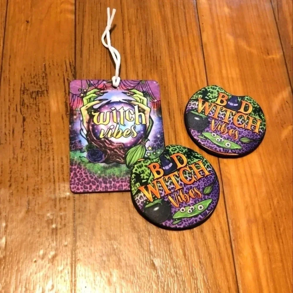 Halloween Car accessories witch set